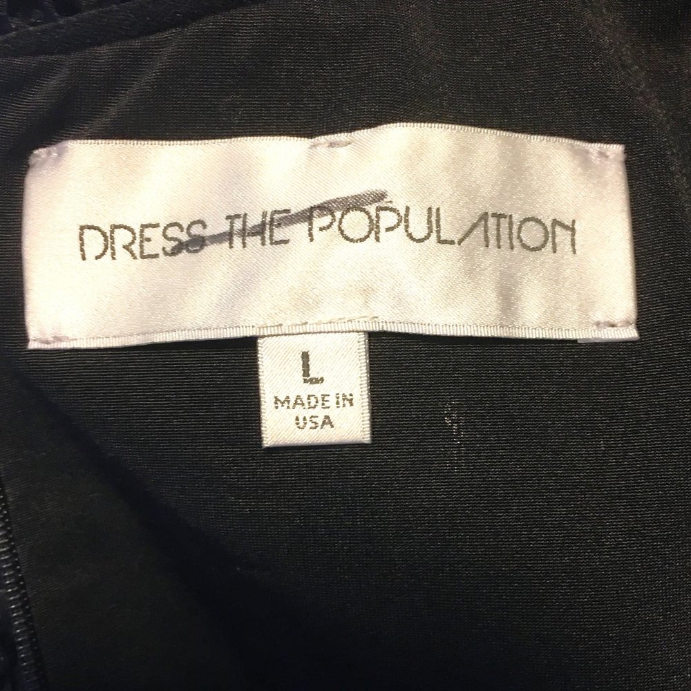 DRESS THE POPULATION "Sabrina" Dress - Picture 13 of 16